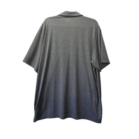 Greg Norman Tasso Elba Mens XL Gray Ombre PlayDry Golf Polo Shirt - Picture 2 of 10